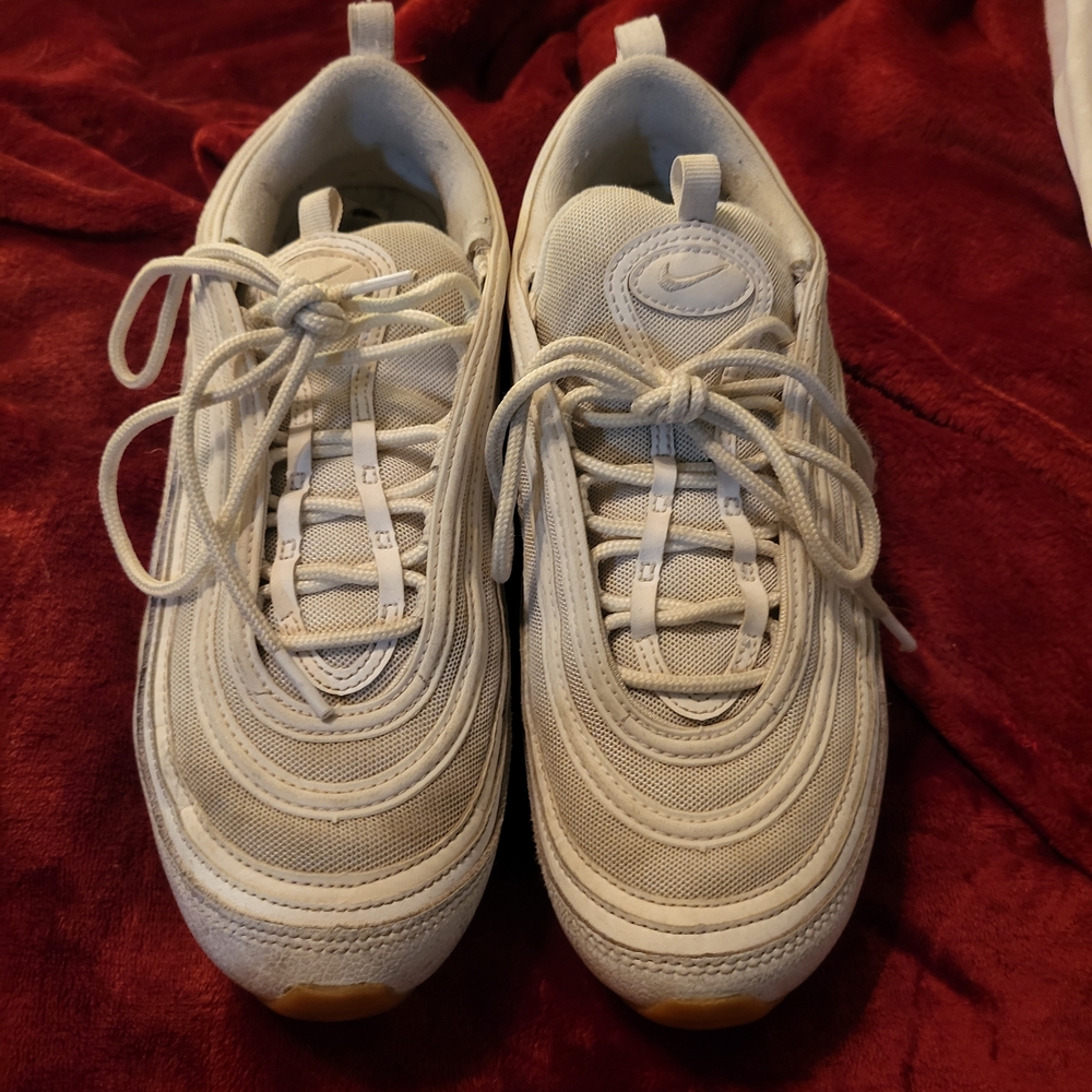 Nike Air Max 97 White Sneakers - Picture 2 of 4